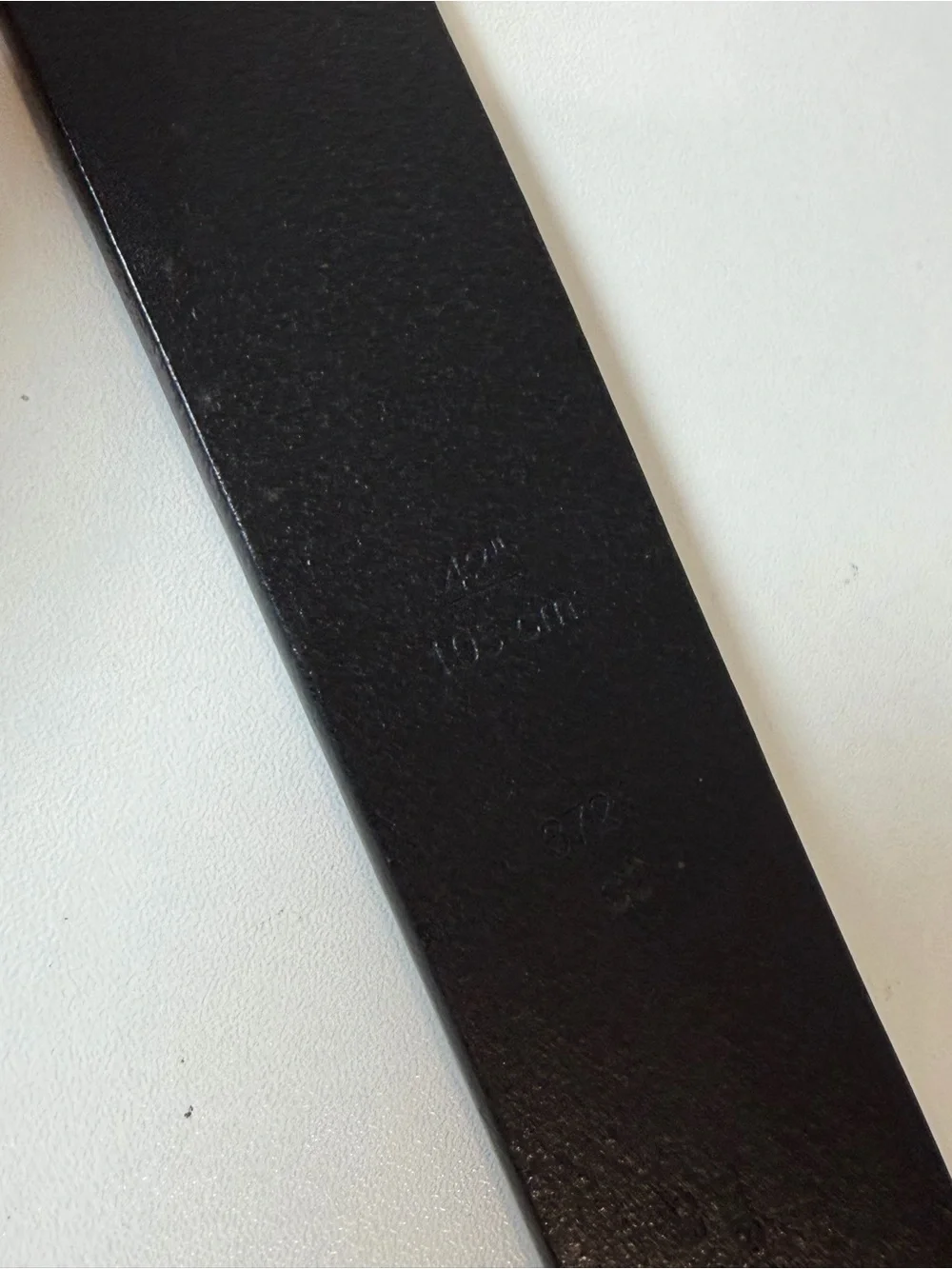 Coach branded leather